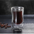 double wall glass coffee milk juice cup